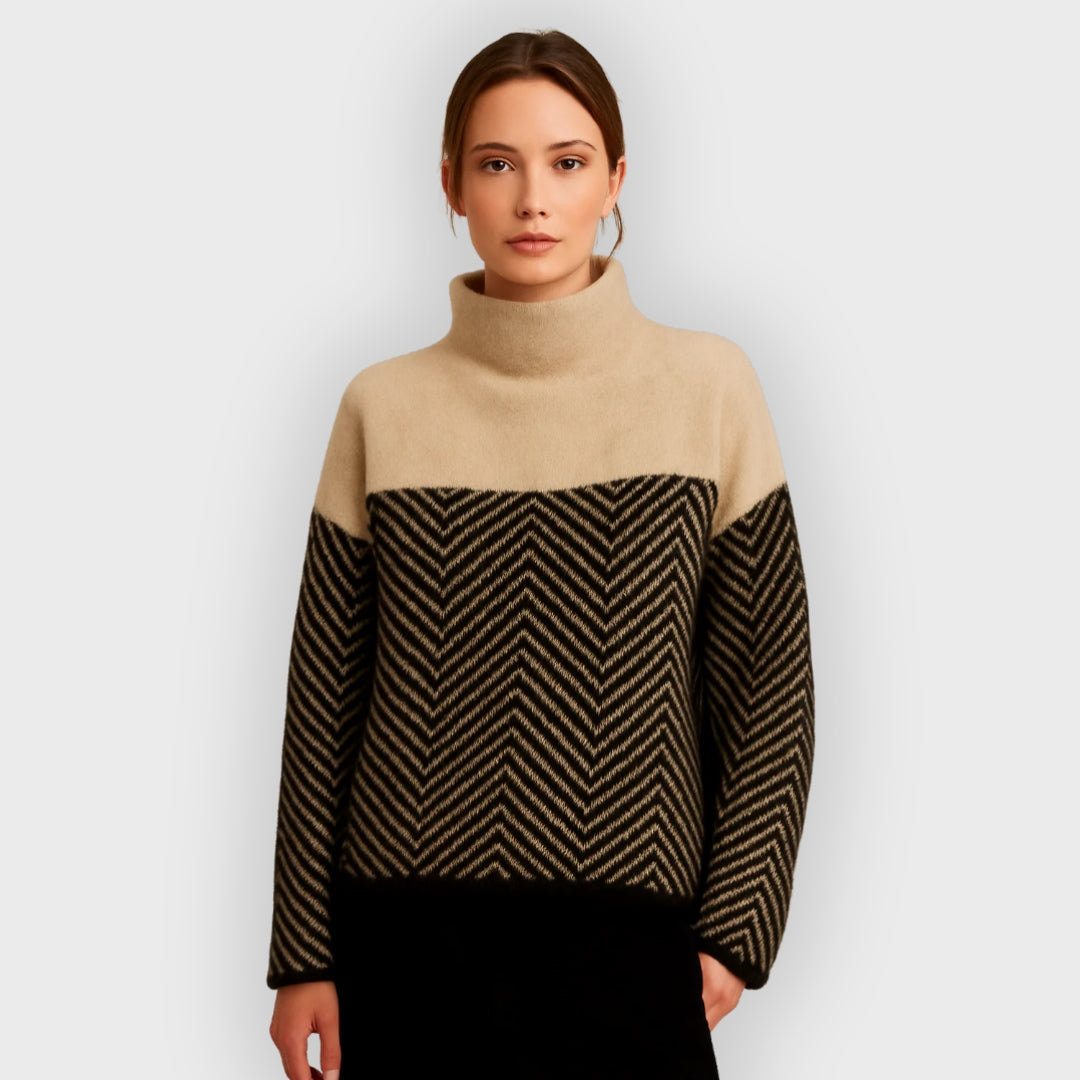 EB | Rollkragenpullover Rippbündchen