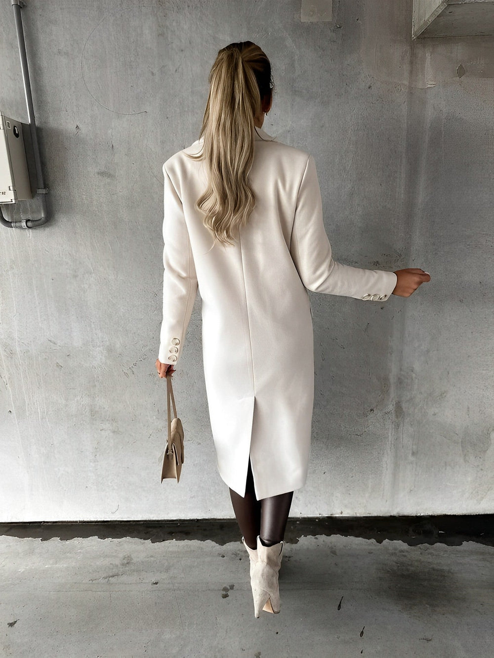 EB | Damen Doppelreihiger Mantel
