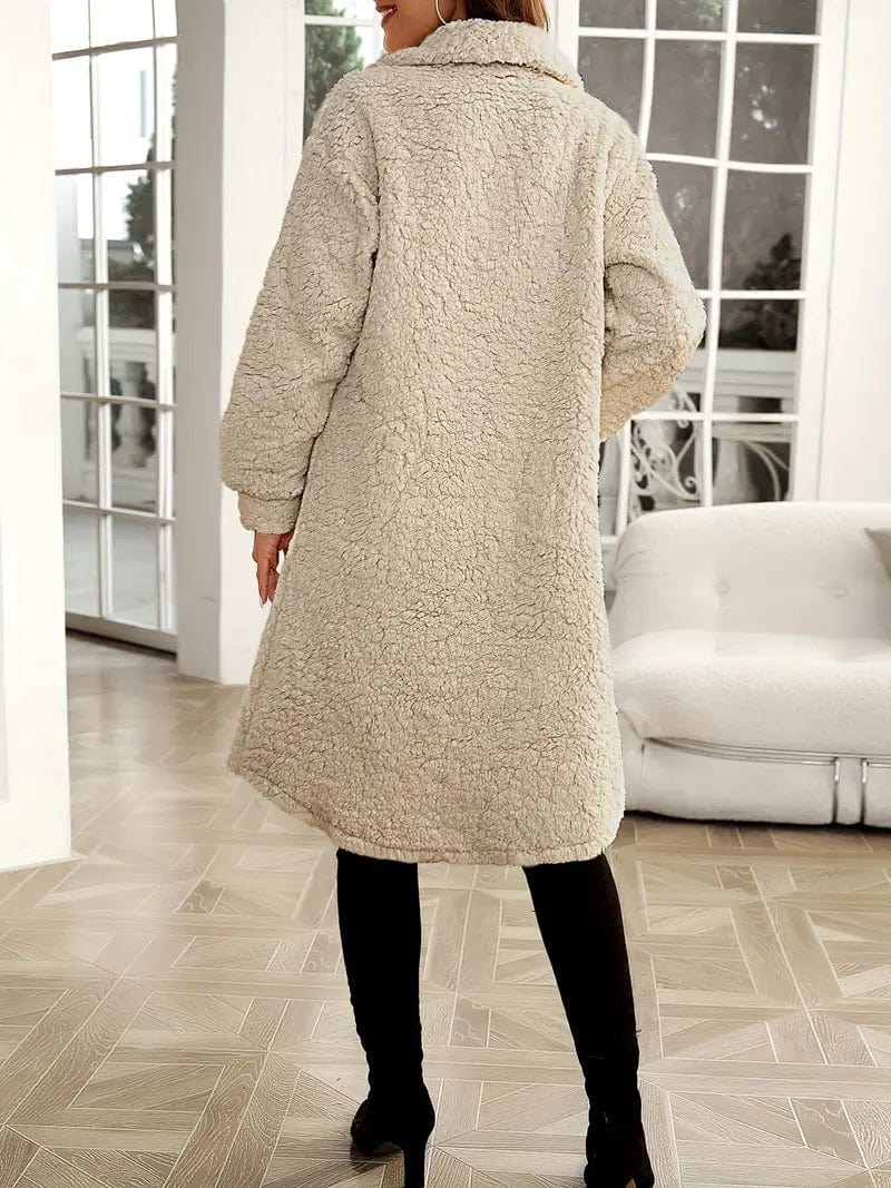 EB | Langer Mantel Lässig Zeitlos Stil Ideal für den Winter