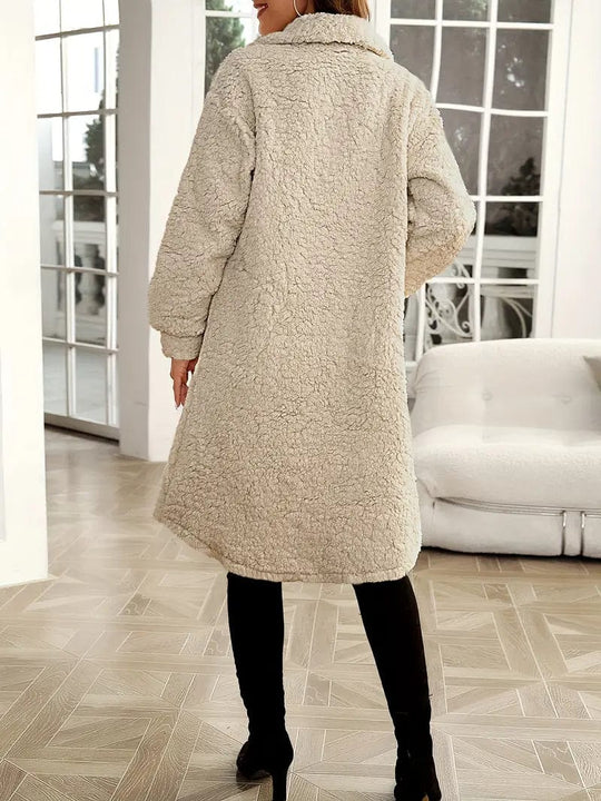 EB | Langer Mantel Lässig Zeitlos Stil Ideal für den Winter