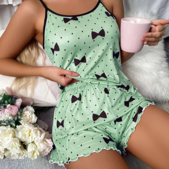 EB | Hosenträgerweste Shorts Loungewear Set