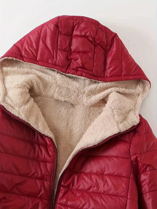 EB | Fleece Gefütterte Jacke mit Reißverschluss