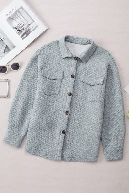 EB | Leichtgewicht Gesteppte Hemdjacke Polyester Komfort und Stil