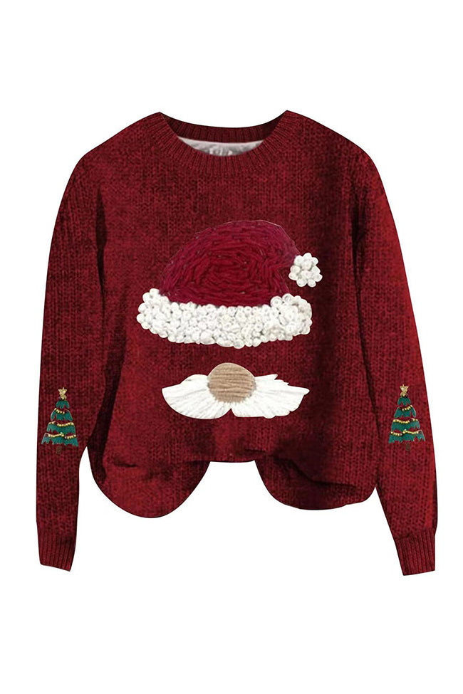 EB | Lockere Passform Weihnachtsstrickpullover