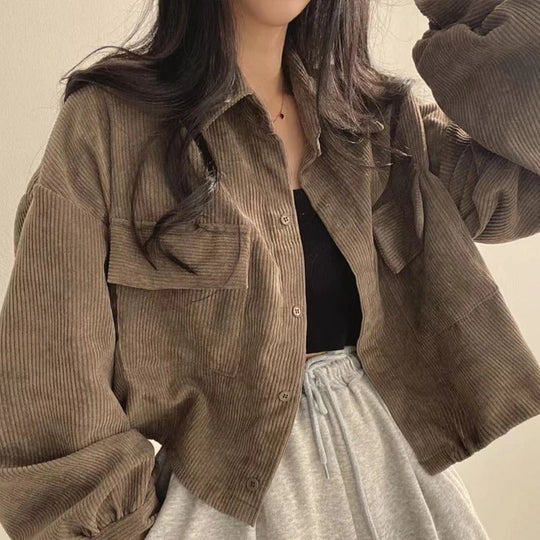 EB | Lässige, Bequeme Cord-Jacke für Den Alltag