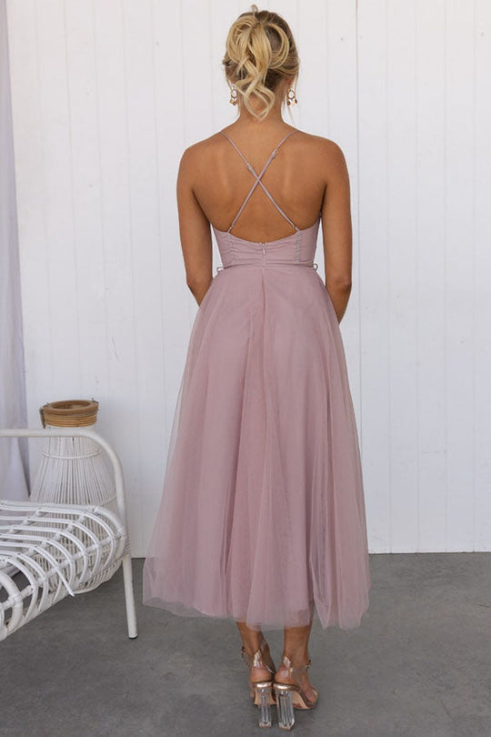 EB - Modernes prinses chiffon Kleid