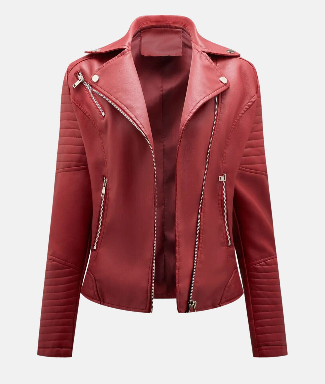 EB | Damen Bikerjacke aus Kunstleder