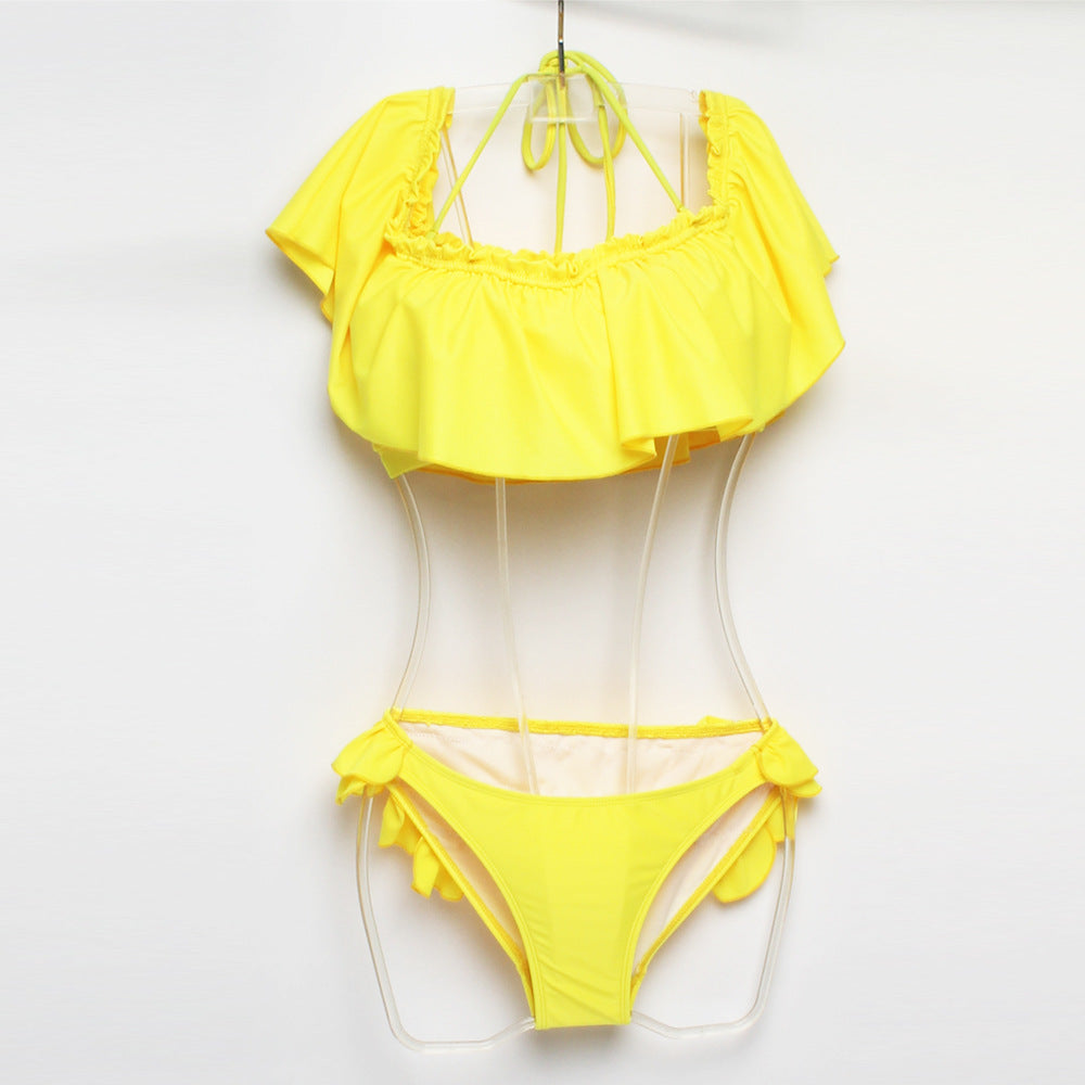 Damen Badeshorts mit Rüschenschnitt EB