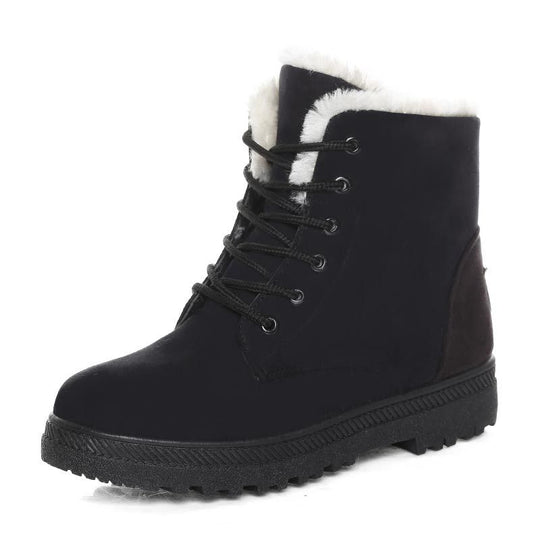 Stylische Schneestiefel mit Fellfutter EB EB