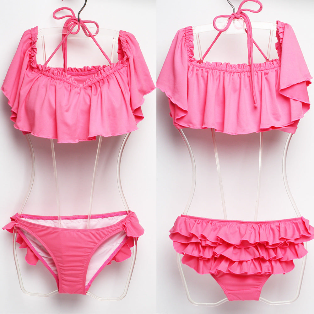Damen Badeshorts mit Rüschenschnitt EB