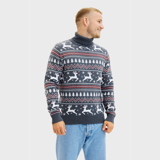 EB | Der stilvolle Highneck Weihnachtsjumper Herren