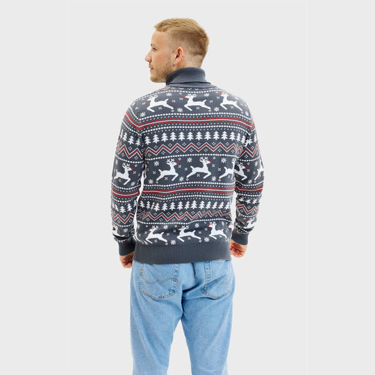 EB | Der stilvolle Highneck Weihnachtsjumper Herren