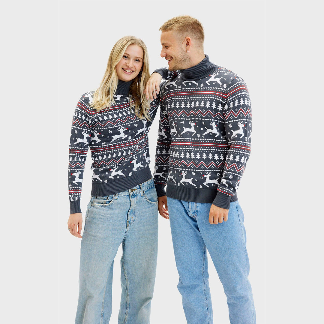 EB | Der stilvolle Highneck Weihnachtsjumper Herren