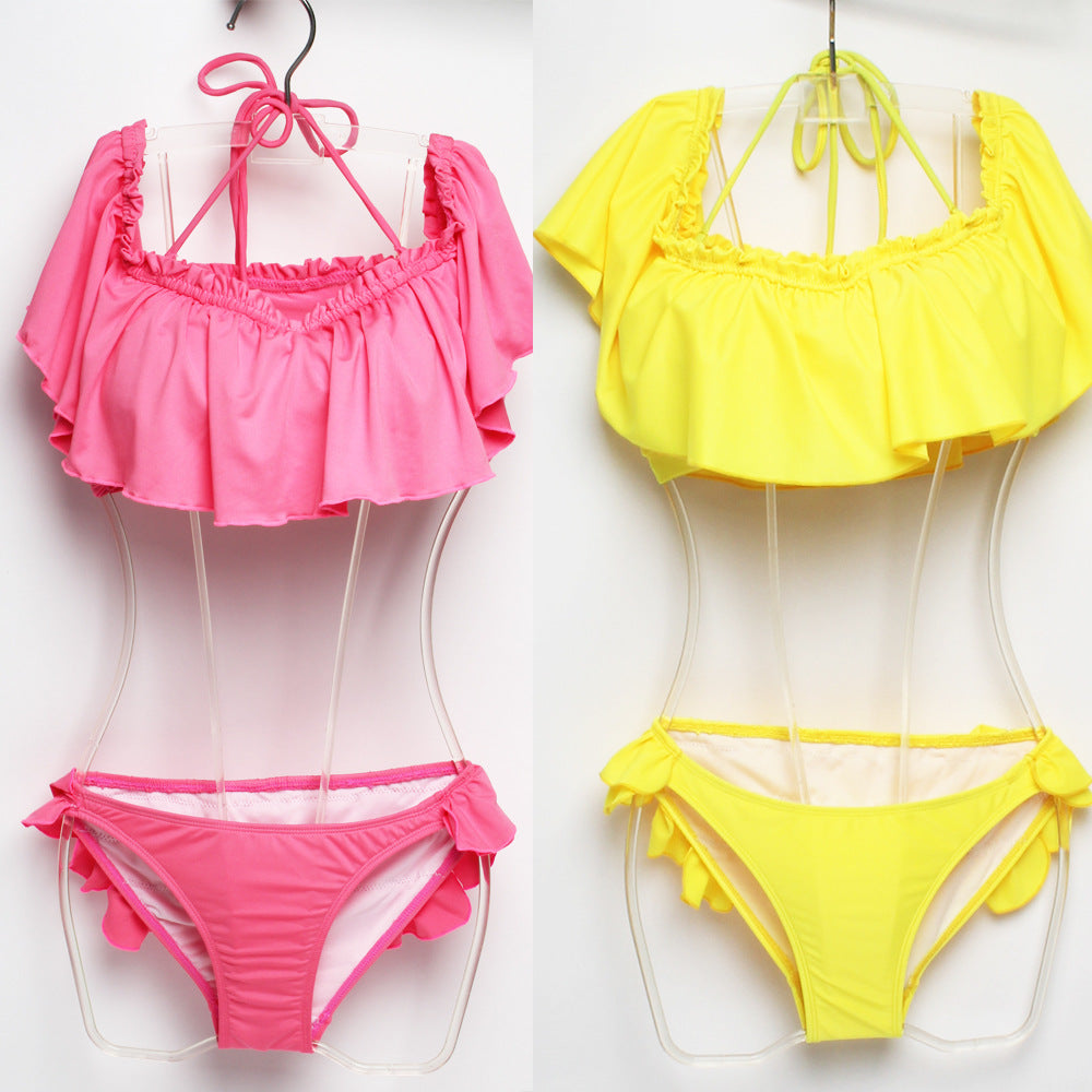 Damen Badeshorts mit Rüschenschnitt EB