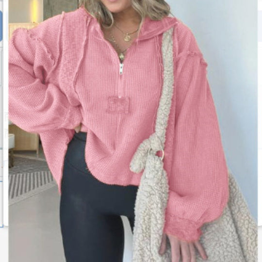 EB | Pullover mit Unregelmäßigem Saum für Herbst und Winter