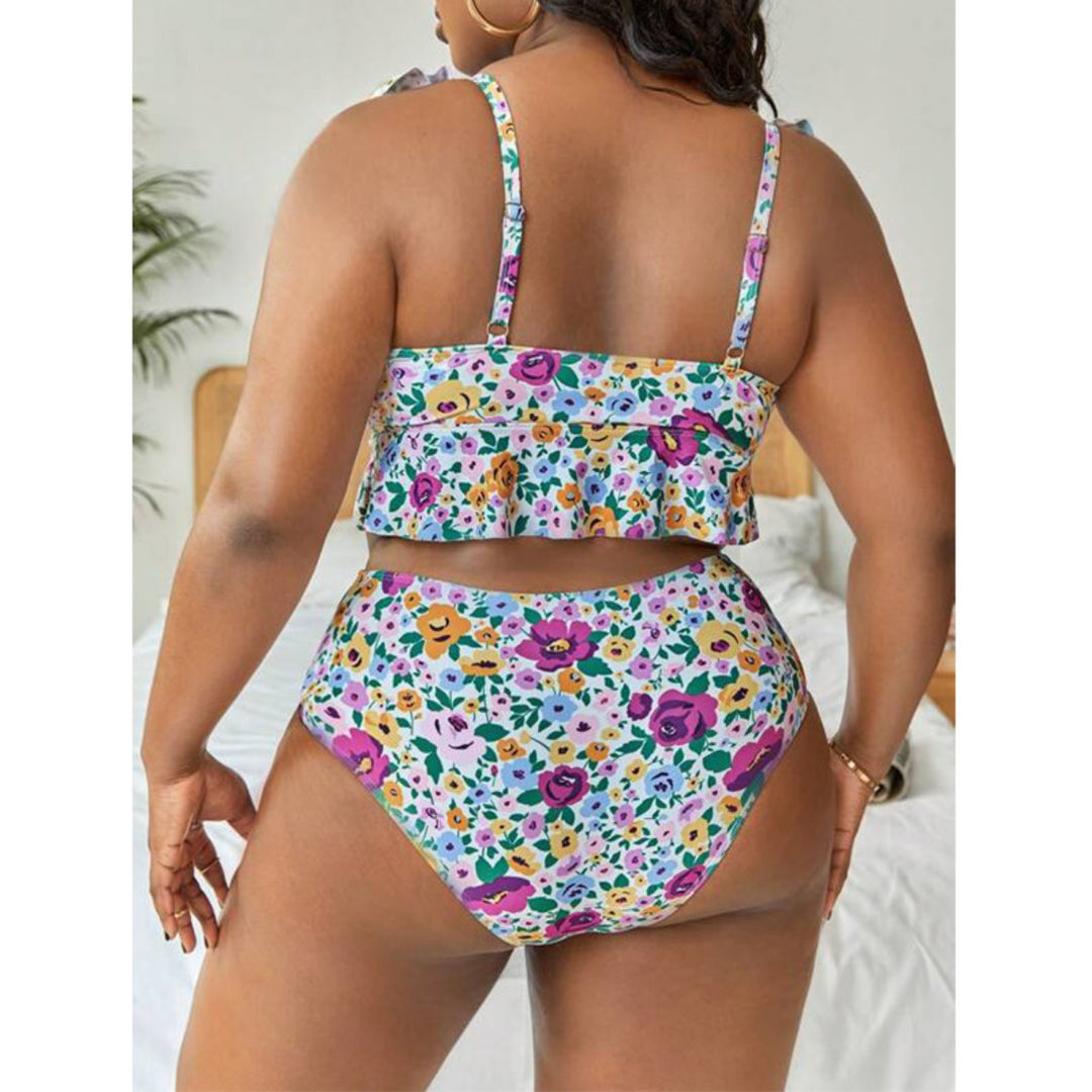 EB | Großer bedruckter geteilter Bikini