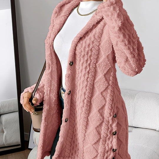 EB | Lang Damenjacke Mit Kapuze – Marit