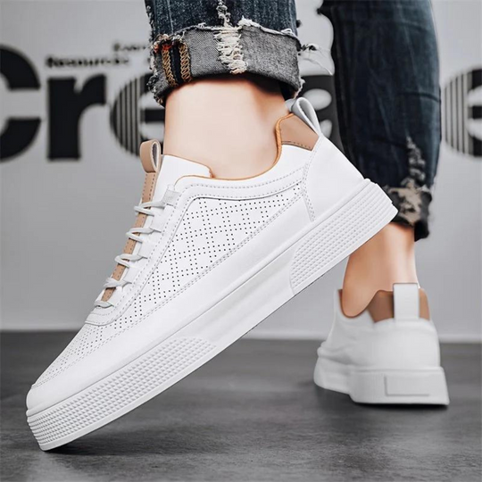 EB | Bequeme Lässig Weiße Herrenschuhe