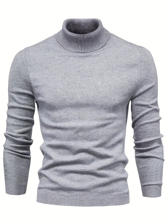 EB | Klassischer Rollkragenpullover Weich und Stilvoll Wollmischung