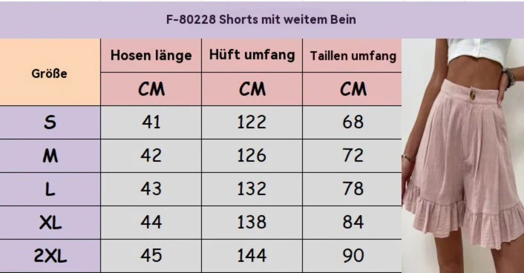 EB | Lässige Shorts mit weitem Bein