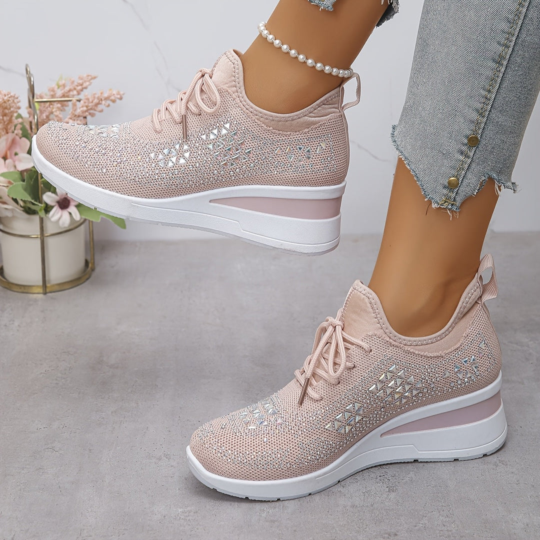 Elegante Sneakers mit Strasssteinen EB EB