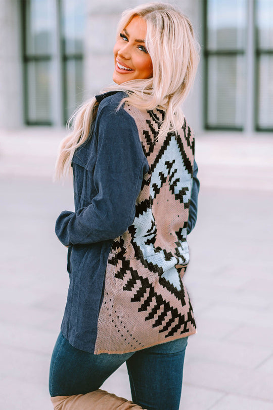 EB | Einzigartige Jacke mit Grafischem Rücken-design Modern und Stilvoll Perfekt für Den Alltag