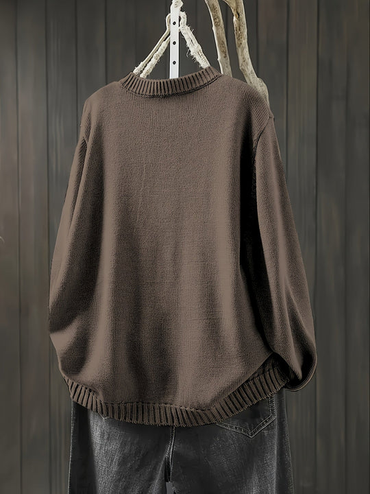 EB | Damen Strickkarteigan mit Knöpfen