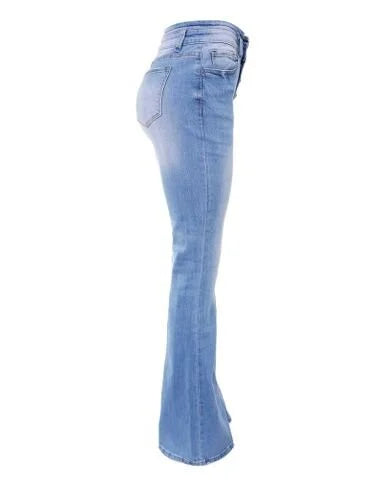 EB | Bootcut-Jeans mit hoher Taille