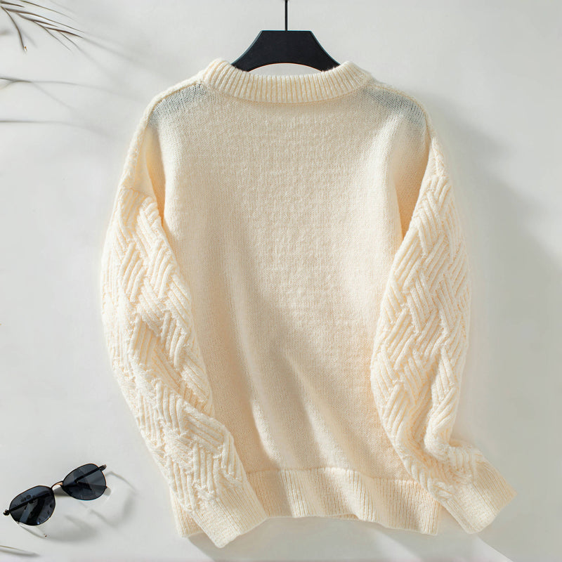 EB | Einfarbiger Pullover Mit Weichem Stoff