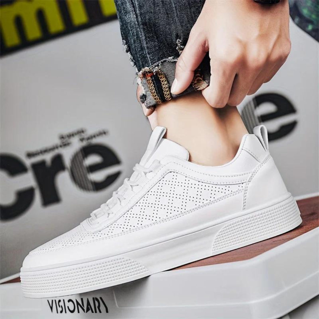 EB | Bequeme Lässig Weiße Herrenschuhe