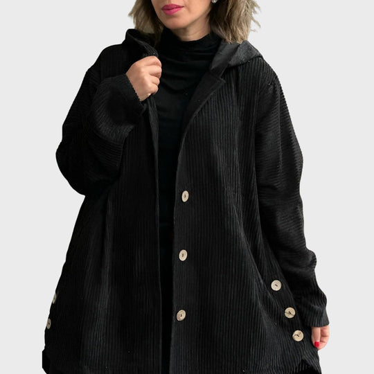 EB | Gemütliche Kordjacke mit Kapuze
