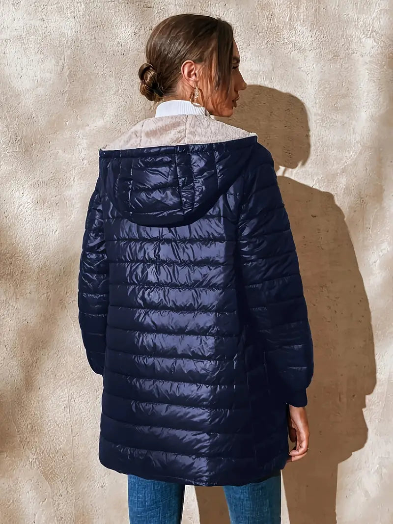 EB | Fleece Gefütterte Jacke mit Reißverschluss