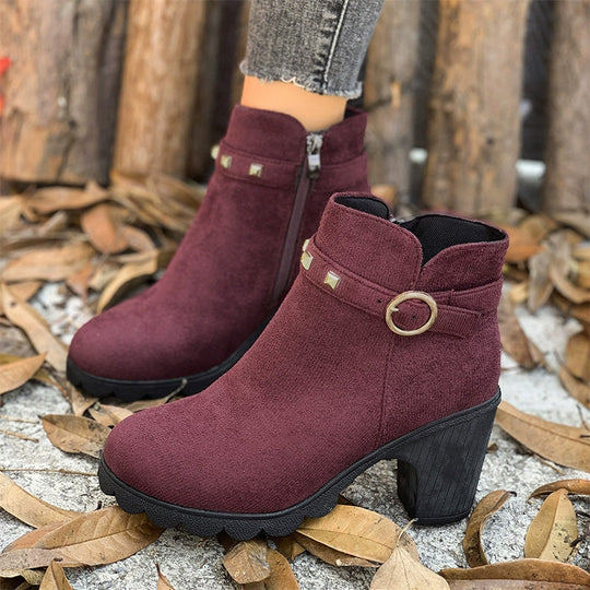 Zeitlose Damenstiefeletten aus hochwertigem Material EB EB