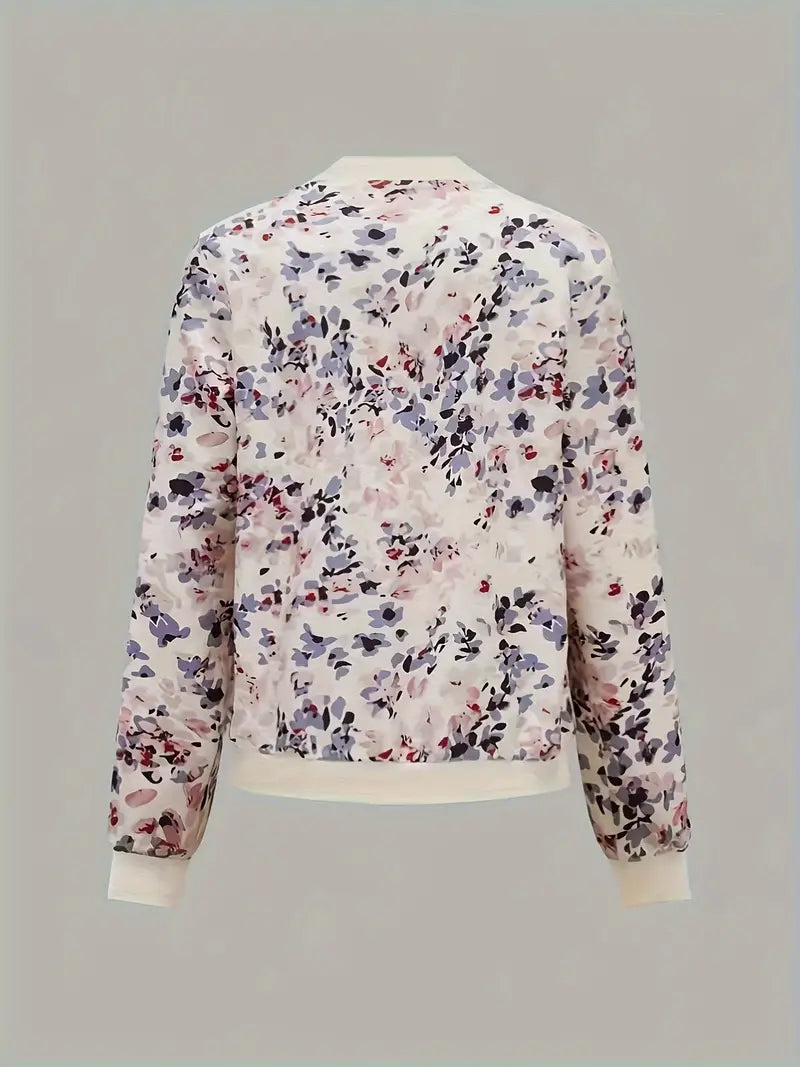 EB | Bomberjacke mit Blumenmuster