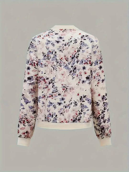 EB | Bomberjacke mit Blumenmuster
