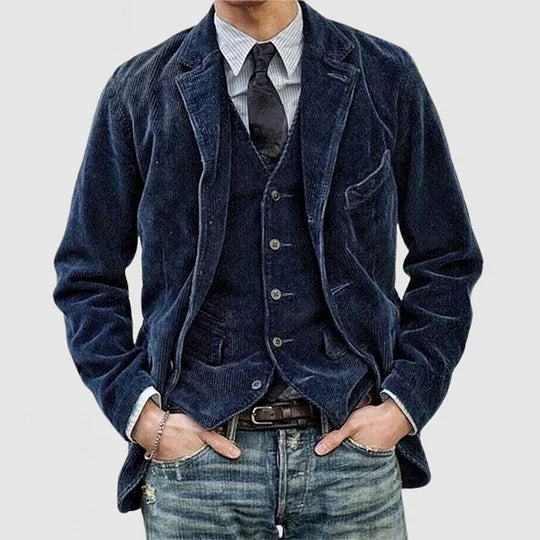 EB | Herren Weinlese Cordjacke Cape