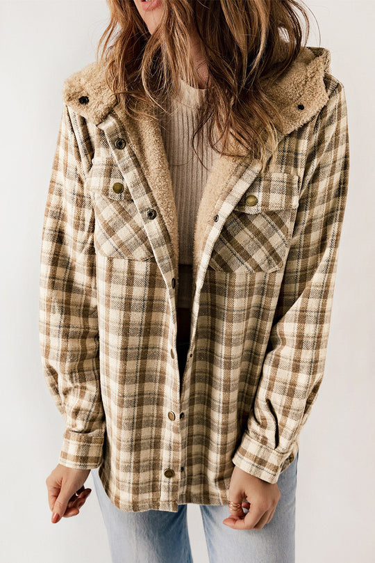 EB | Gitterjacke mit Plüschfutter Warm und Stilvoll Ideal für Den Alltag