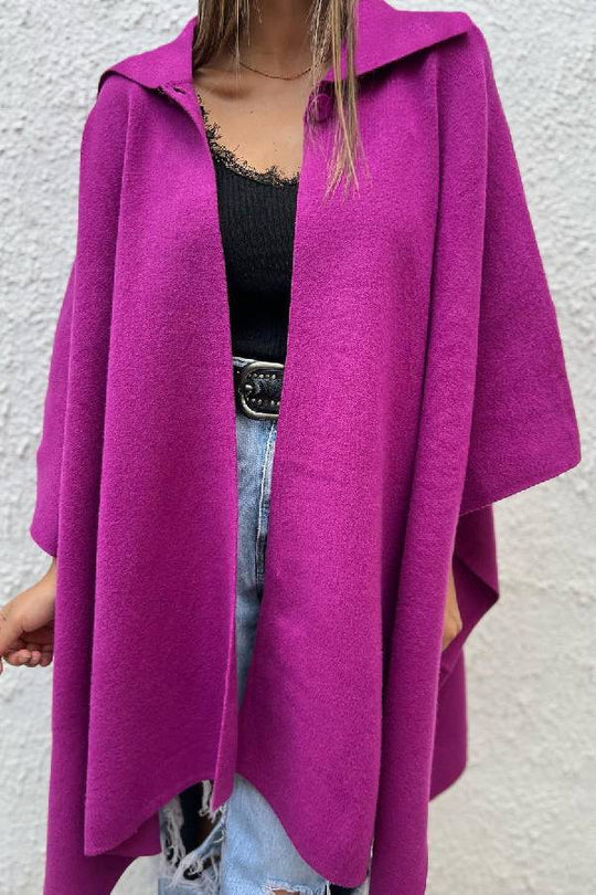 EB | Farbe lässiger Cardigan lockere Einzelknopf Windbreaker Jacke