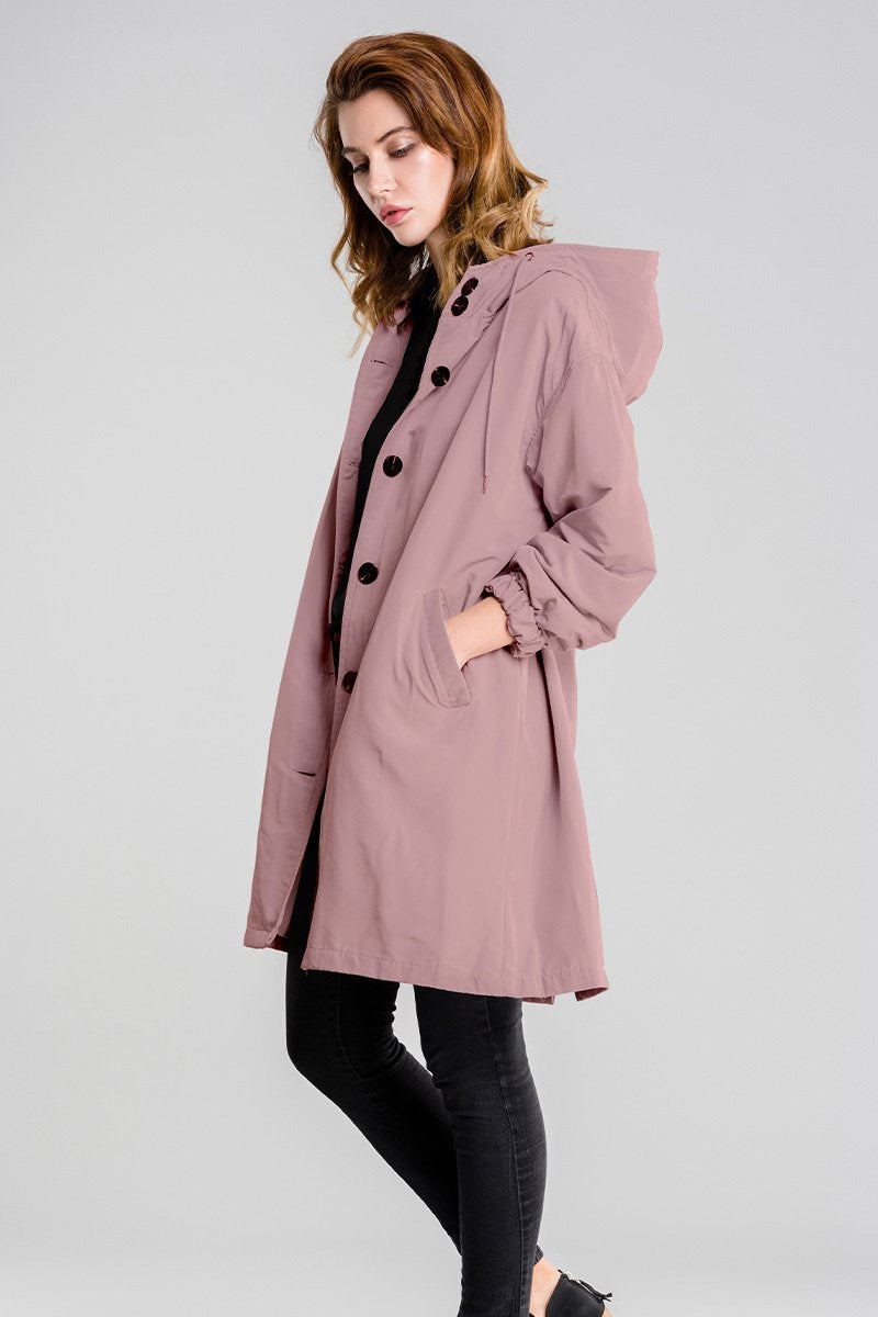 EB | Schicke Weiße Regenjacke