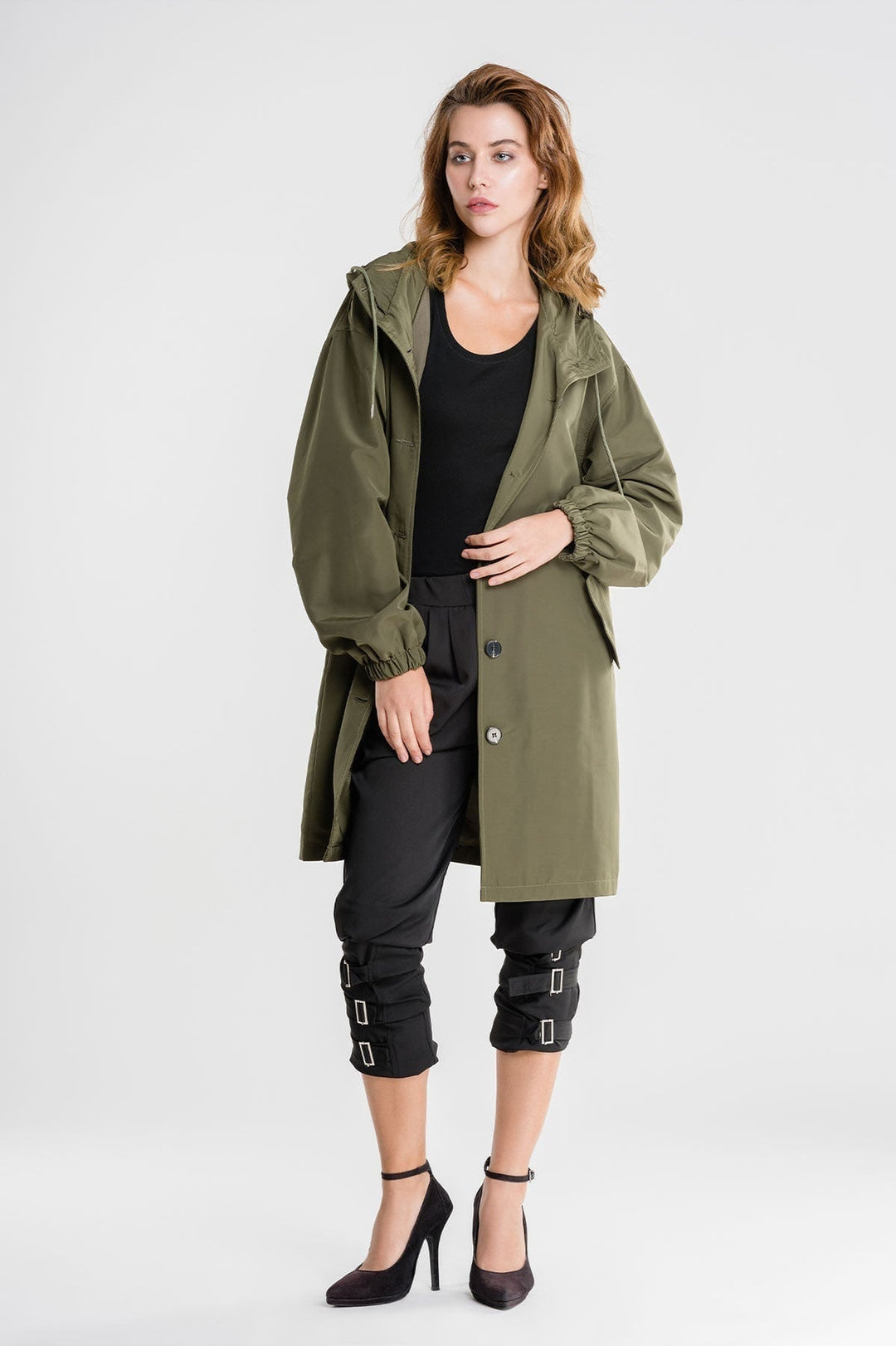 EB | Kapuzen-Windbreaker Übergroße Regenjacke Für Frauen Ideal für Outdoor-Aktivitäten