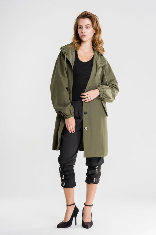 EB | Schicke Weiße Regenjacke