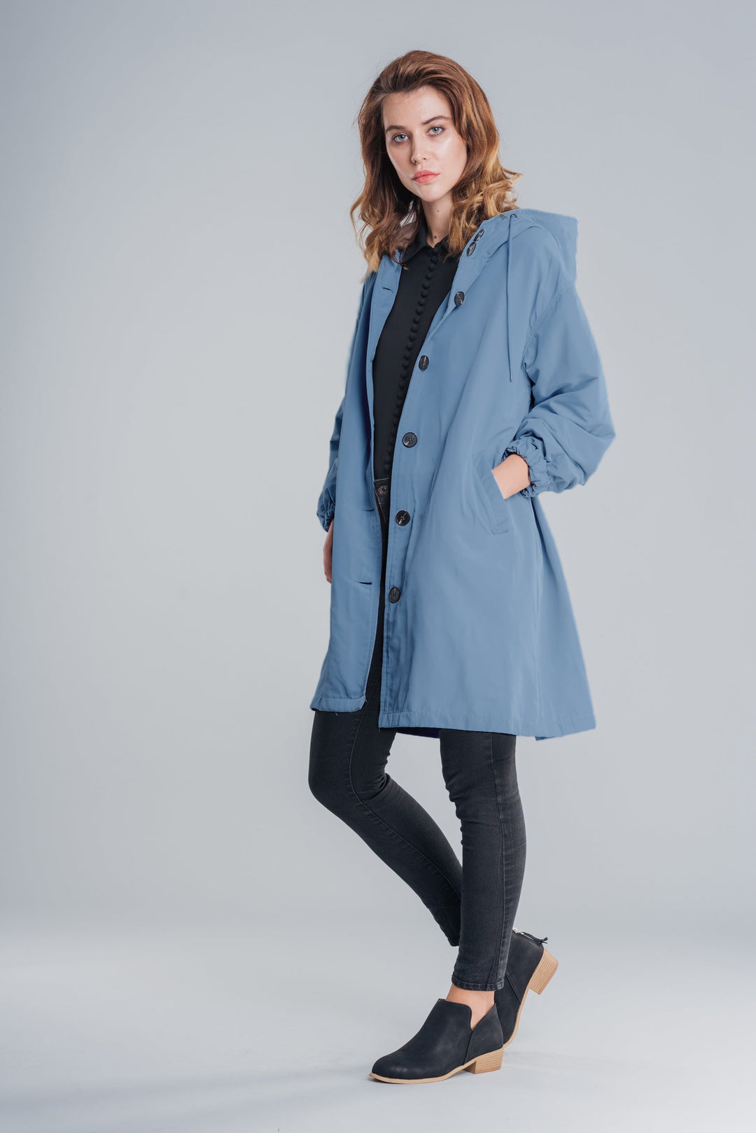 EB | Schicke Weiße Regenjacke