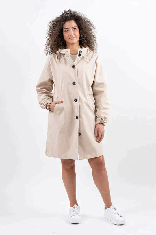 EB | Kapuzen-Windbreaker Übergroße Regenjacke Für Frauen Ideal für Outdoor-Aktivitäten