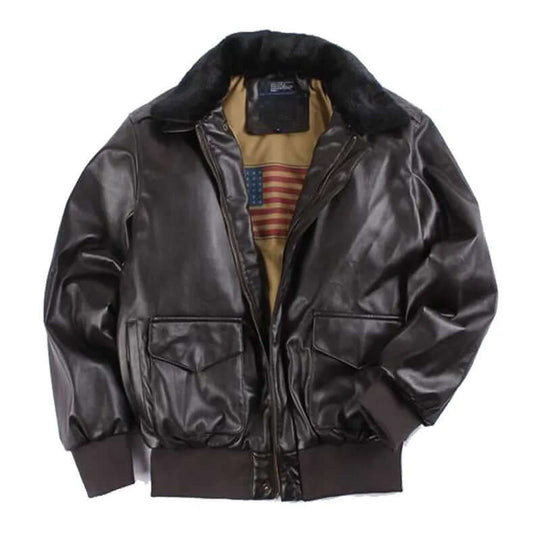 EB | Herren Lederjacke mit praktischen Taschen
