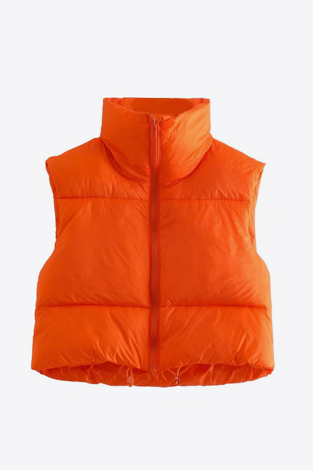 EB | Zip-Up Drawstring Puffer Weste