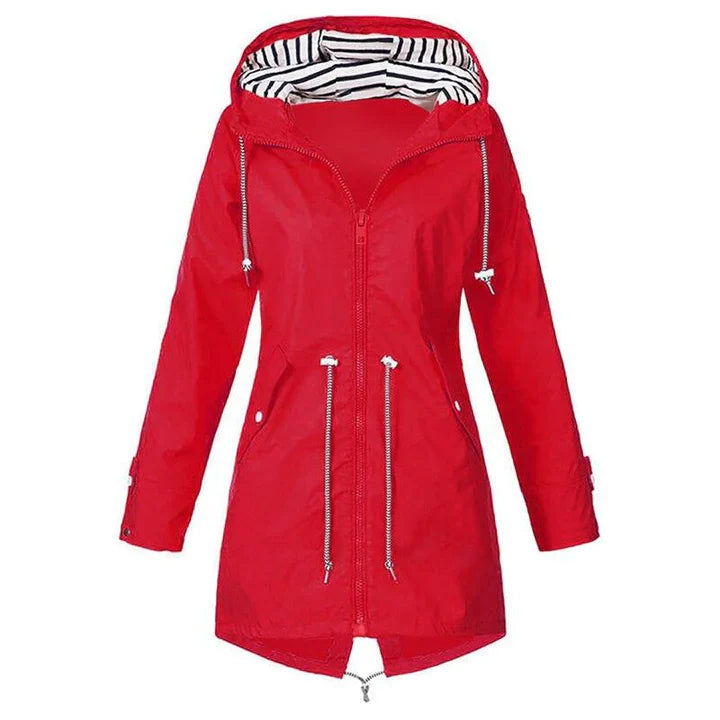 EB | Wind- und wasserfeste lange Regenjacke