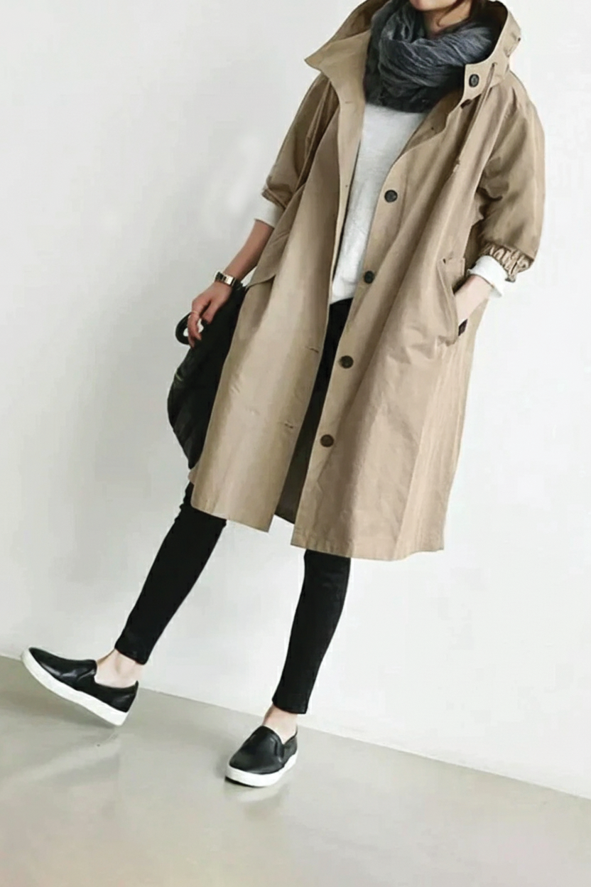 EB | Kapuzen-Trenchcoat