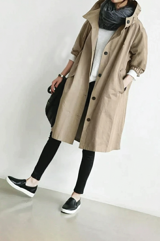 EB | Kapuzen-Trenchcoat