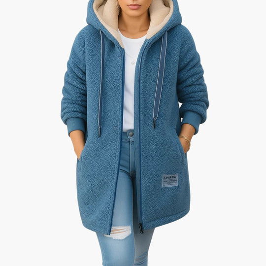 EB | Fleecejacke mit Kapuze - Modischer Komfort für Freizeit & Alltag
