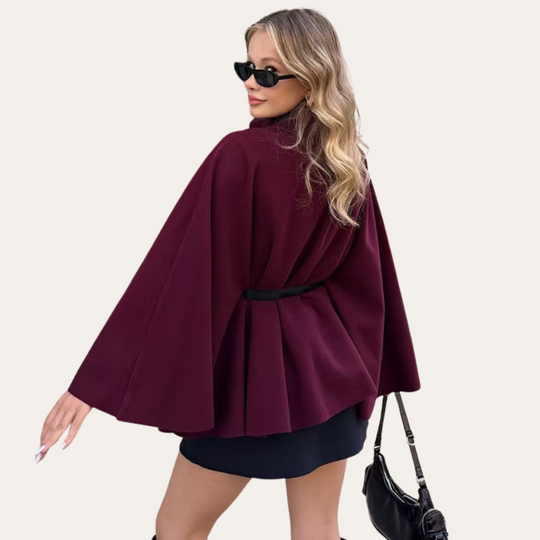 EB | Stilvoll Woll Cape Mantel für Frauen